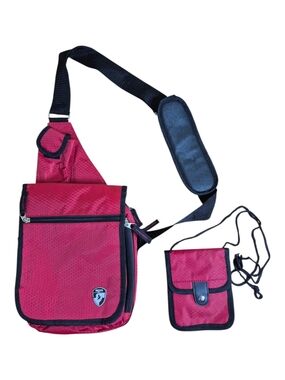 HEYS TravelMate V3 Crossbody Sling Travel Bag Organizer - Vibrant Red UNISEX